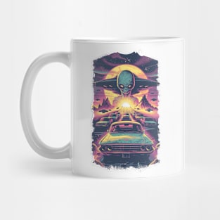 area 51, aliens, resident alien, abduction, alien invasion, ufo, sci fi, extraterrestrial, space, roswell, flying saucer, ufos Mug